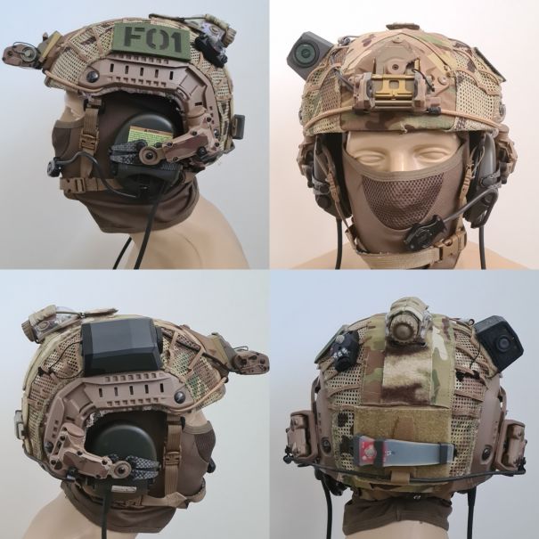 Airsoft core ops mich af  helmet front guard protector aor1 
