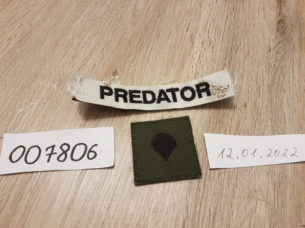 US Specialist Patch oliv mit Klett