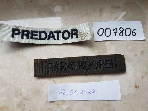 PARATROOPER Klettstreifen