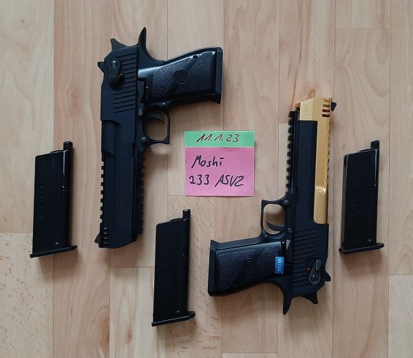 WE Desert Eagle L6 .50AE Akimbo