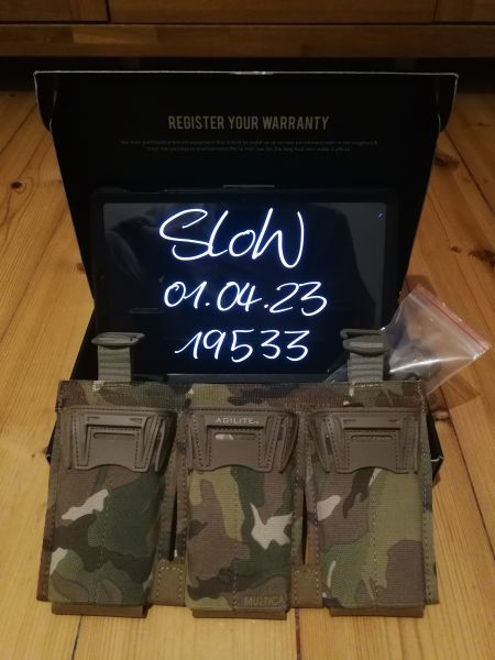 Agilite Pincer Placard, Magazintaschen, Triple Mag Pouch, Panel, Multicam