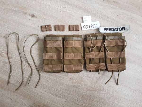 2x Flyye M4 Magazintaschen Coyote Braun