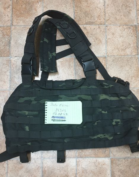 Multicam Black Molle Chest Rig