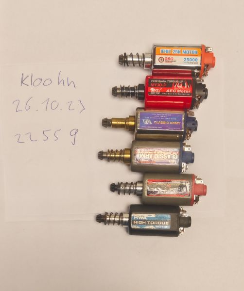 Diverse V2 motoren Long typ G&G , aim, classic army etc