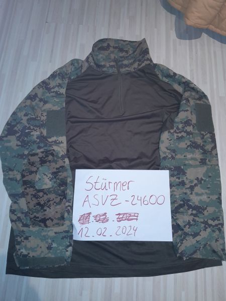 Miltec Marpat Digital Woodland Combatshirt in XL