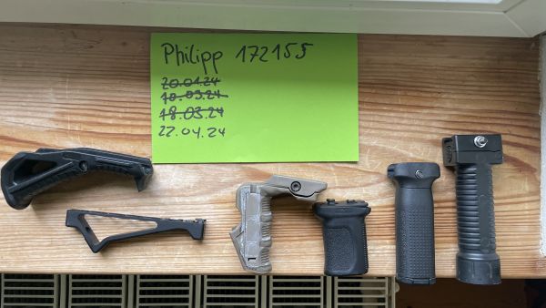 Verschiedene Front-Griffe Grip