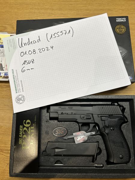 *Neu* TM Tokyo Marui Sig P226