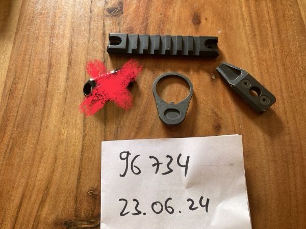 Picatinny Rail / M-Lok Swivel Mount / AR-15 End Plate