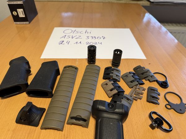 Flashhider, Railcover, Griffe 