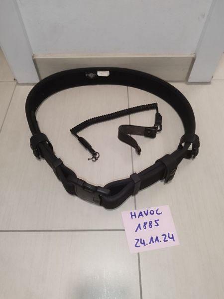 RADAR Dienstkoppel Set Koppel + RADAR Unterkoppel +RADAR 3x Leder Beltkeeper + RADAR Lanyard - Schwarz