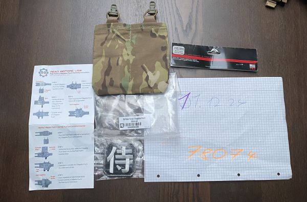 S&S Precision double magazine pouch in MC