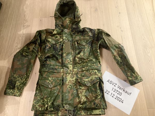 Leo Köhler Einsatzkampfjacke KSK Smock Bundeswehr Flecktarn BW Scharfschütze Sniper Jacke Größe S Neu