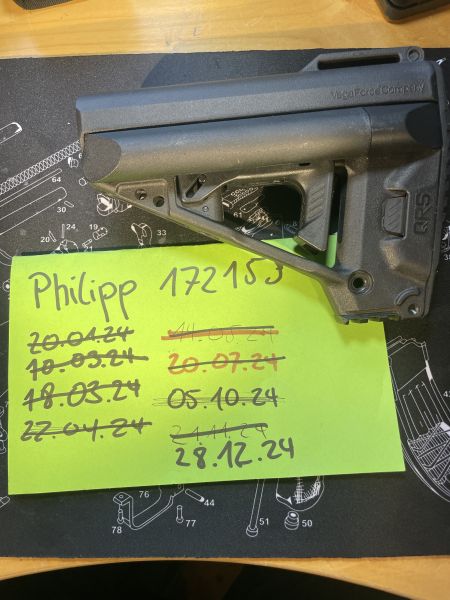 VFC QRS Stock Schwarz 