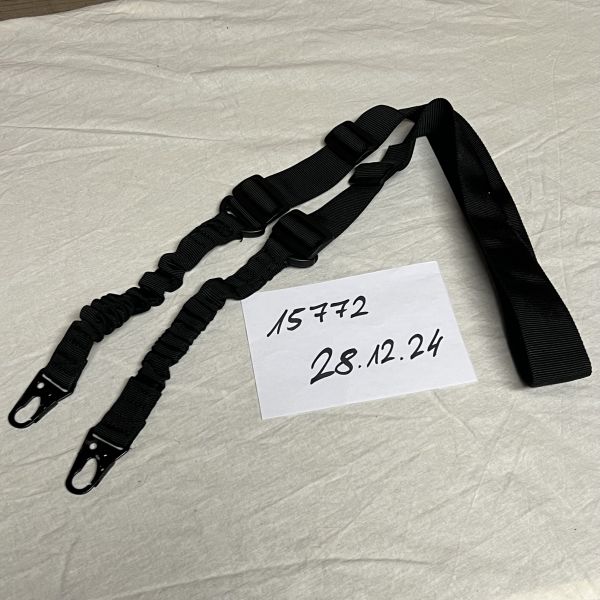 2 Point Bungee Sling schwarz Zwei Punkt Gurt