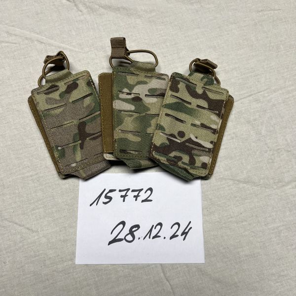 universal Single 1er Magazintasche M4 AR15 AK G36 ... Lasercut Multicamo