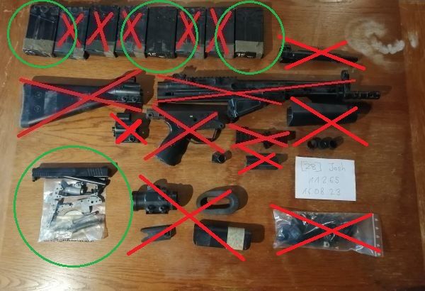 3x G3 Hig Cap Magazine + TS 8017 Einzelteile