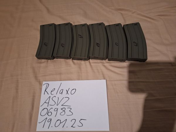 6x Ares AR-15 Magazin Real Cap