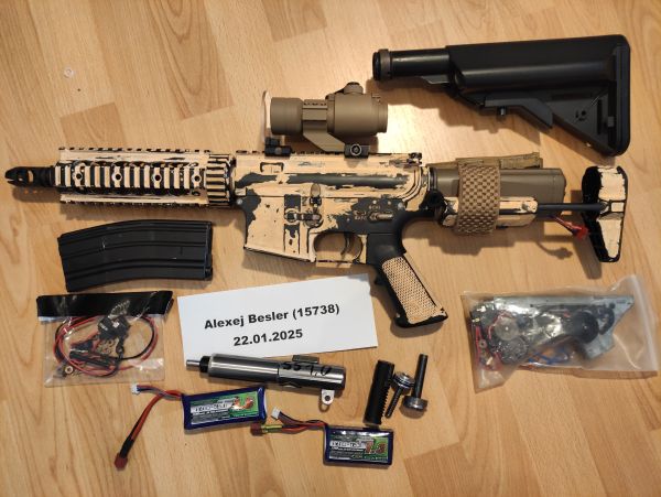 WE KATANA SAEG/AEG mit Wechsel Zylinder System, Gate Aster, Tuning und Zubehör