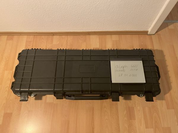 Langwaffenkoffer vidaXL 114x42x15 wie Peli