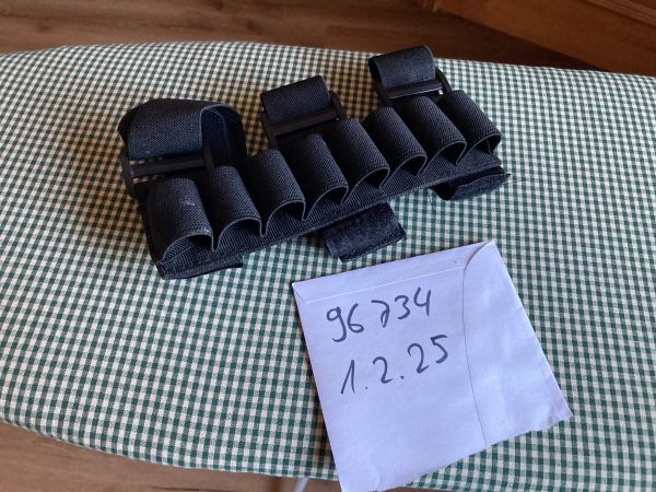 Schrotpatronenhalter Klett verstellbar schwarz 