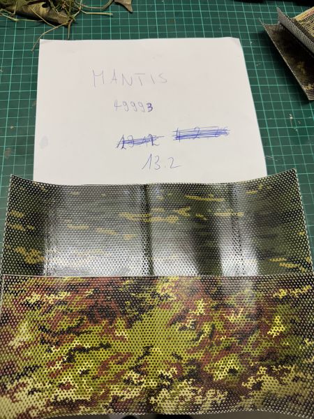 Brillenglas Camo mesh Sticker 