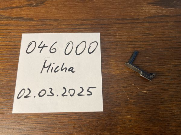 PAC (Papago Arms) Stahl Verschlufanghebel Steel Slide Stop Marui 1911 und baugleiche Modelle