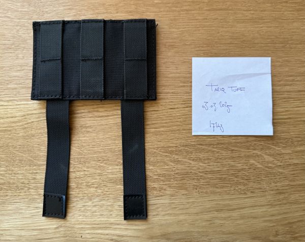 Molle HORIZONTAL MOUNT PANEL schwarz