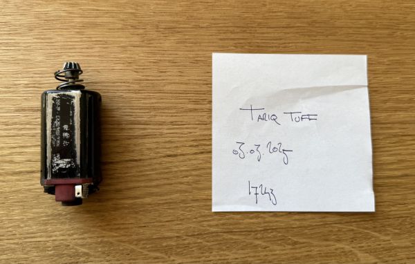 SHS 16 TPA High Torque Motor Short for V3 gearbox AEG