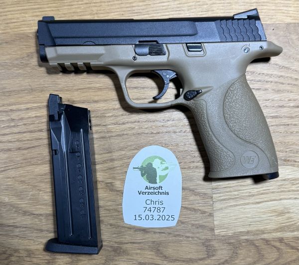 NUR NOCH 7 TAGE WE Big Bird GBB Tan (S&W M&P 9)