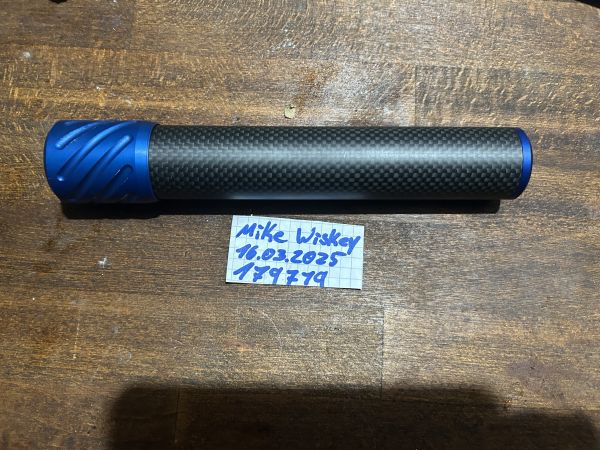 DSL Carbon Silencer lila AK Gewinde