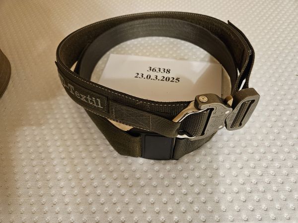 MD-Textil Jed Belt Steingrau Oliv und SNAP Untergürtel