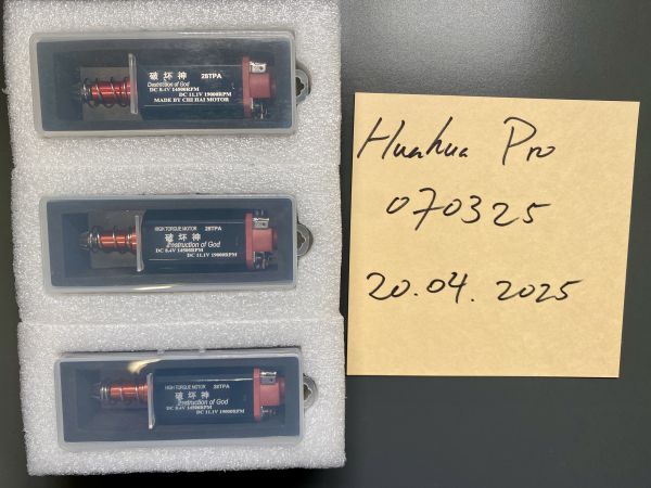 NEU / 3x Chihai 19K-28TPA Motor Long Type