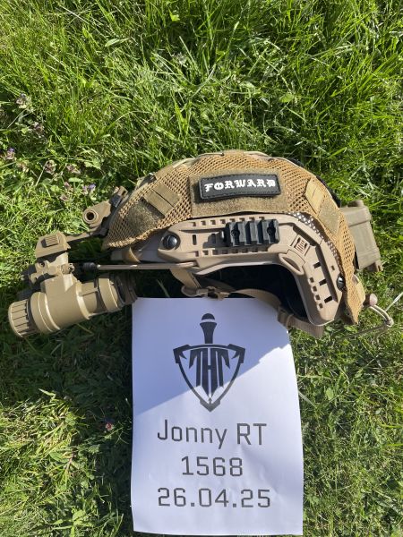  Helm-Set mit AN/PVS-31 Replica im Forward Observations Group (FOG) Stil [NEUWERTIG]