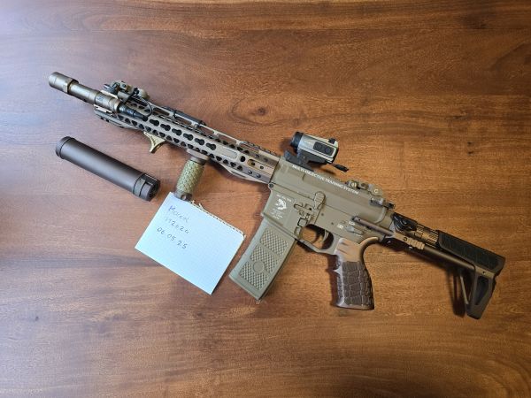 G&P [] M4 MOTS Thor + Zubehör [] S-AEG [] Neuzustand