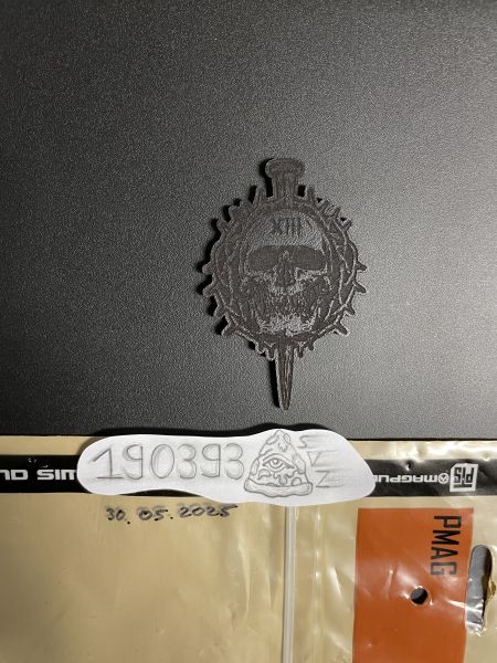 Moral Decay Patchwork Nailed It „No-Sew“ Leather Patch Black - Dye