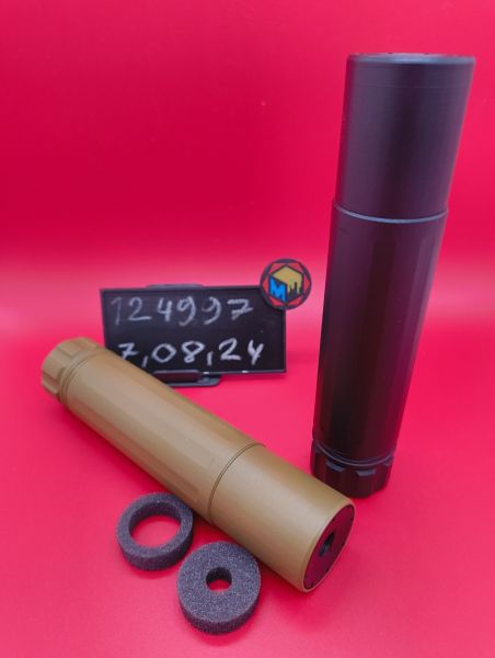 Dead Air Sandman-S Schalldämpfer mit Schaumstoffringen für HPA