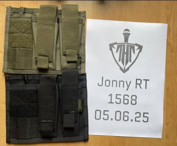 Sawyer Wasserfilter-Pouch – Handmade im Harz | Schwarz & Oliv