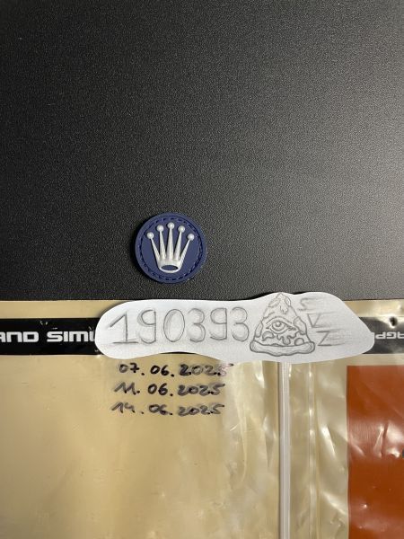 FT Feartomorrow Navy Mini Crown Patch „Rolex“ FOG