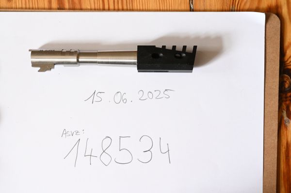 Airsoft Masterpiece Outer barrel mit Kompensator für 4.3 Hi-Capa