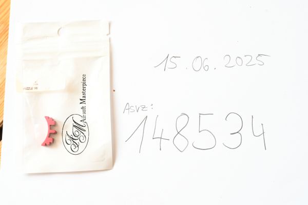 Airsoft Masterpiece Puzzle Trigger front part für Hi-Capa rot