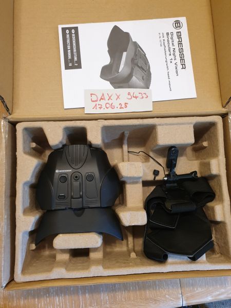 BRESSER Digital Nachtsicht Binokular 1x mit Kopfhalterung 