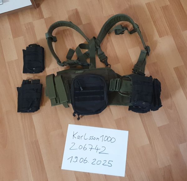 Viper Battlebelt mit Harness, grün