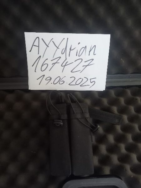 MP5 doppel Magazin Tasche schwarz, Shotgunshell binder schwarz und Viper Verstellbarer Pistolenholster in Multicam