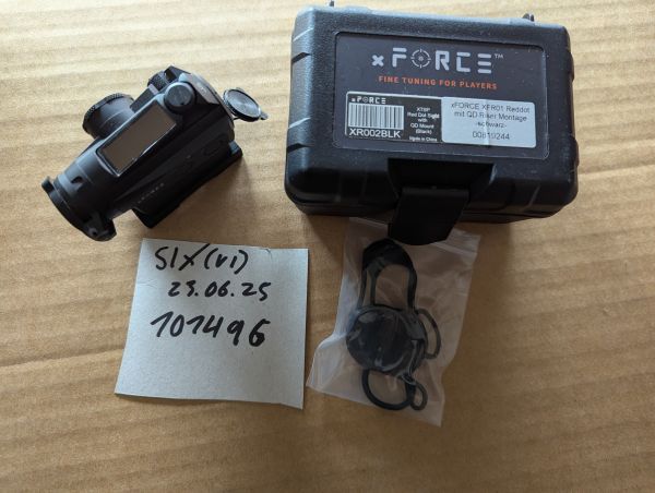 xForce XFR01 Reddot QD Riser Schwarz