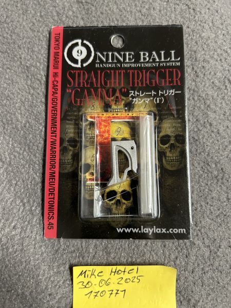 Nine Ball Straight Trigger Gamma Silber