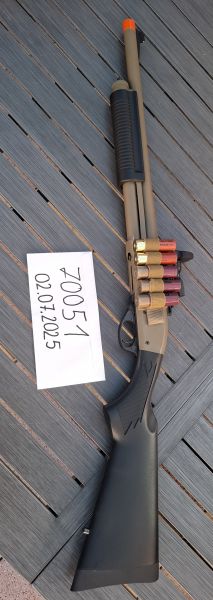 Jag Arms Scattergun HDS Vollmetall Pump Action Gas Shotgun 6mm BB tan