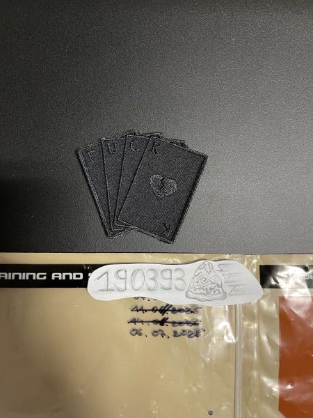 LRC „Bad Hand“ Patch Fuck Cards Low Rollers Club