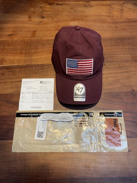 Forward Observations Group US Flag Hat Maroon Cap Neu