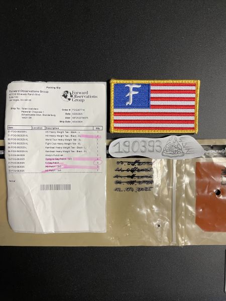 Forward Observations Group „F“ US Flag Patch 