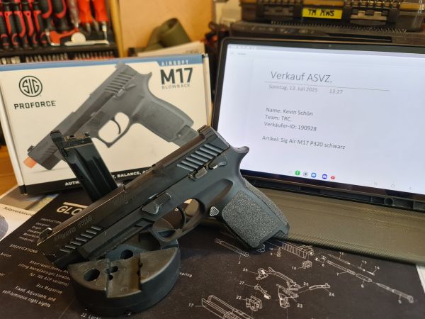 VFC Sig Sauer ProForce P320-M17 GBB schwarz